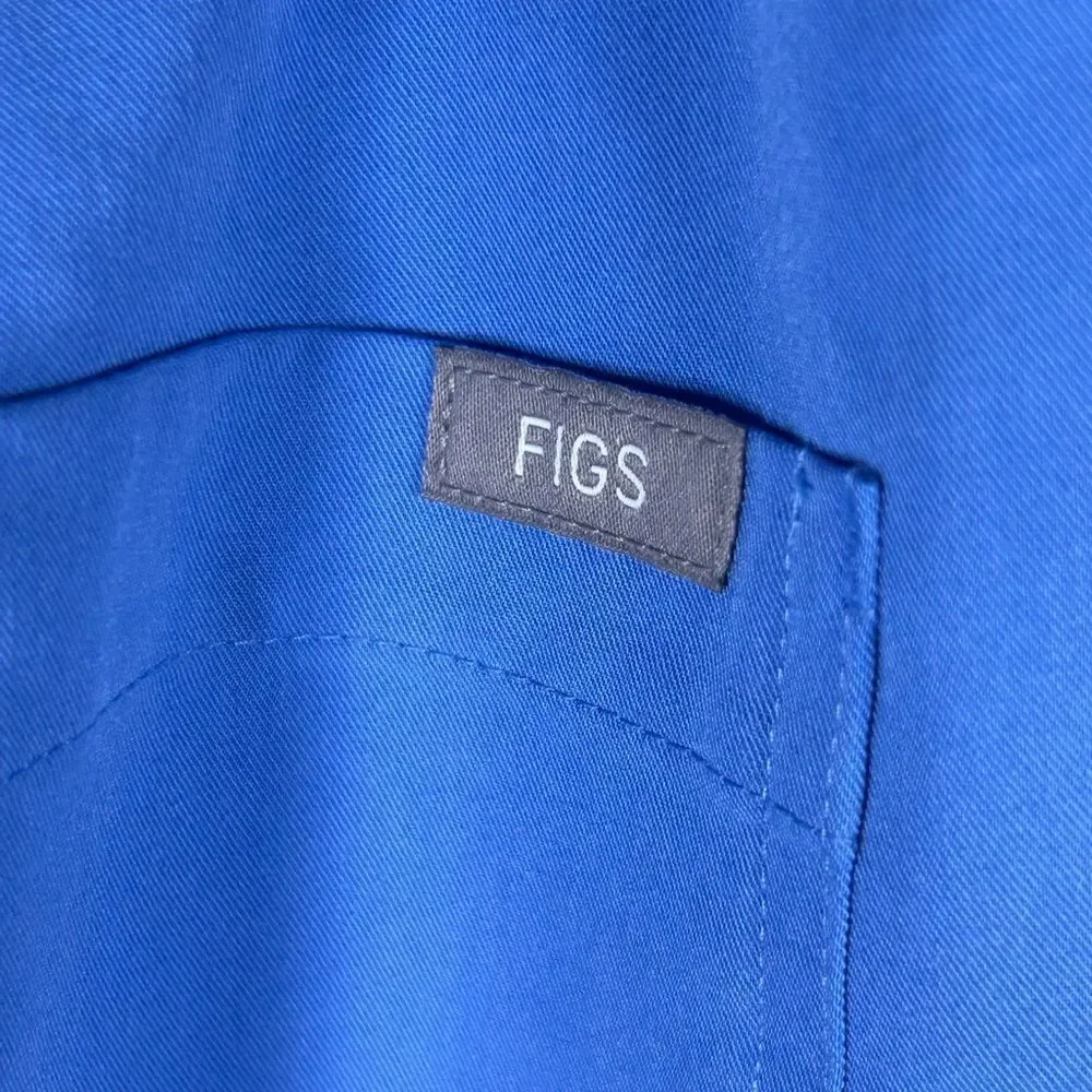 FIGS Mens Blue Cairo Cargo Scrub Pants